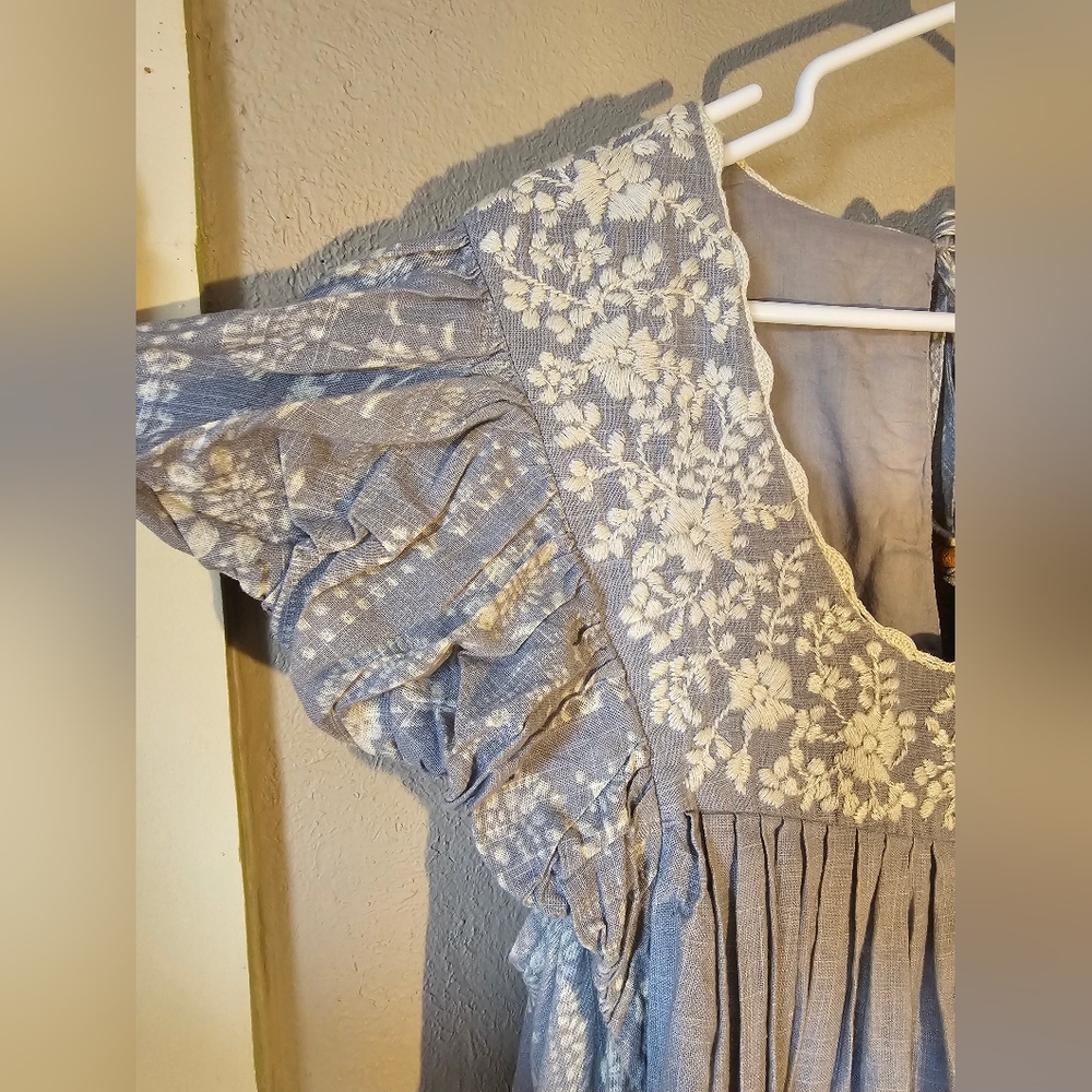 FREE PEOPLE Cutie Pie Romper (Periwinkle) - Picture 4 of 8